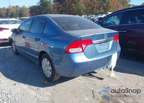 2009 Honda Civic Vp from USA, damaged, VIN 2HGFA16389H519614